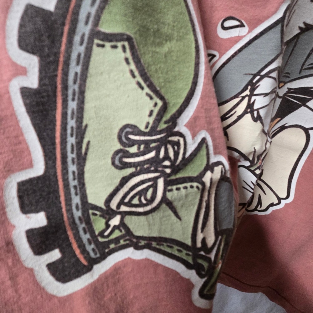 RARE 🔥 Looney Tunes 1994 Bugs Bunny Short Sleeve - Picture 4 of 4